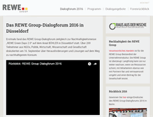 Tablet Screenshot of dialog.rewe-group.com
